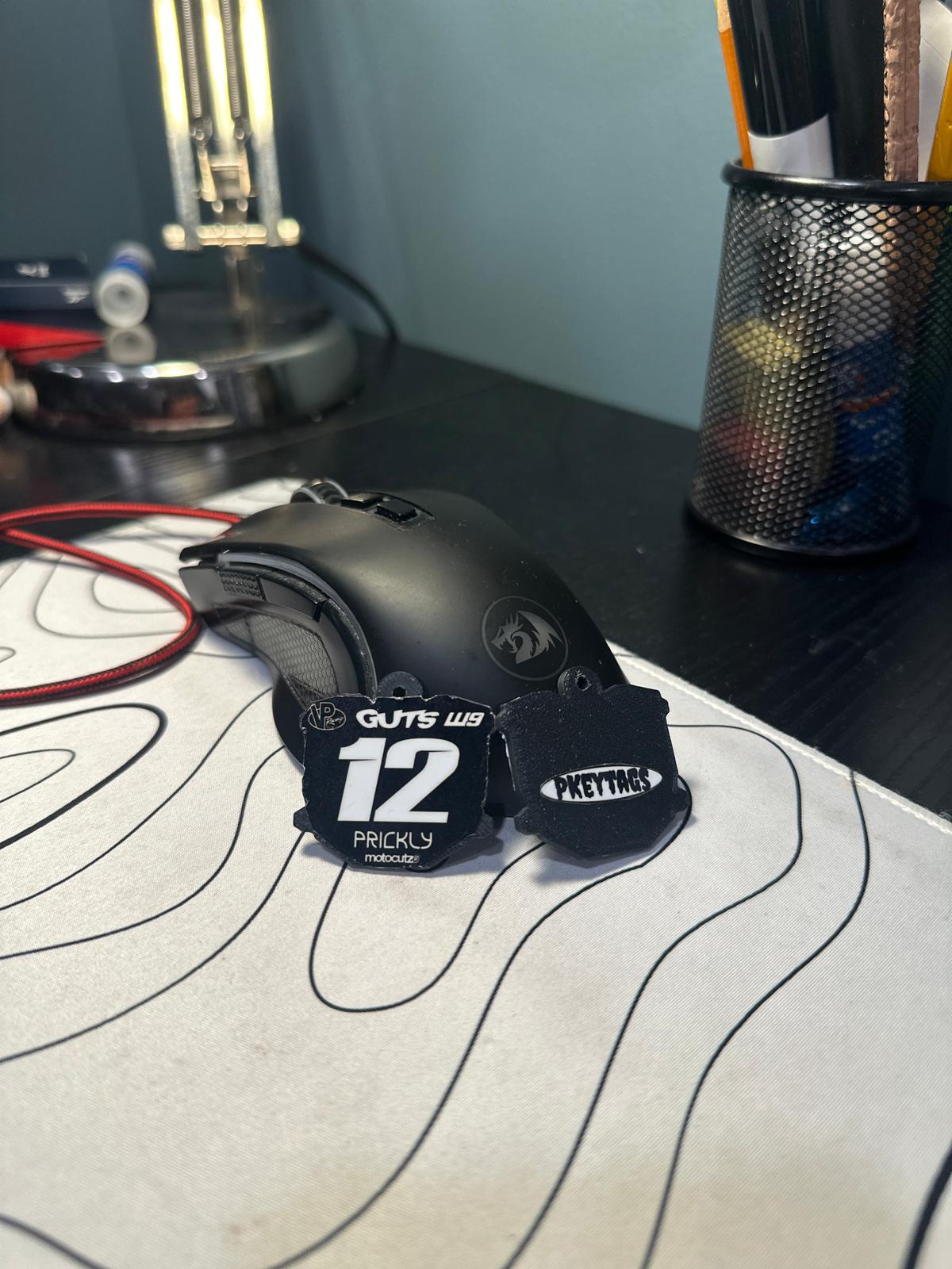 Custom ODI Numberplate Keychain