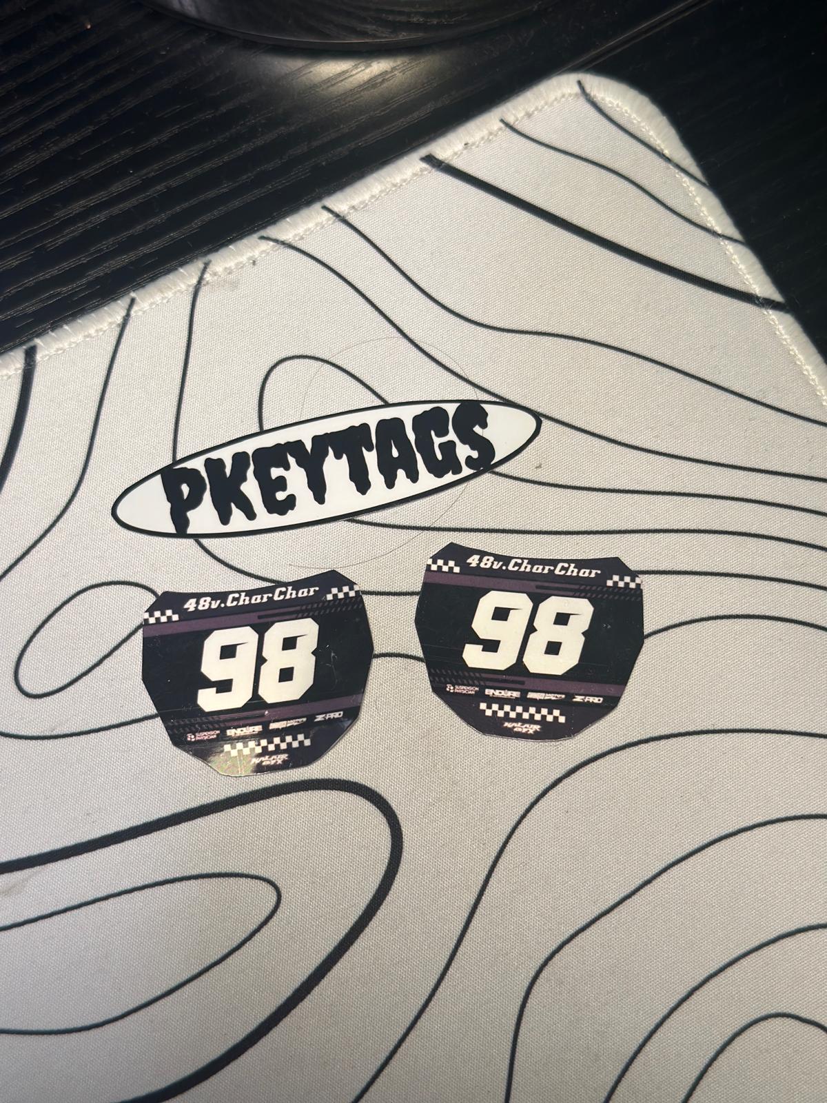 PKeytags sticker + Custom ODI sticker Pack
