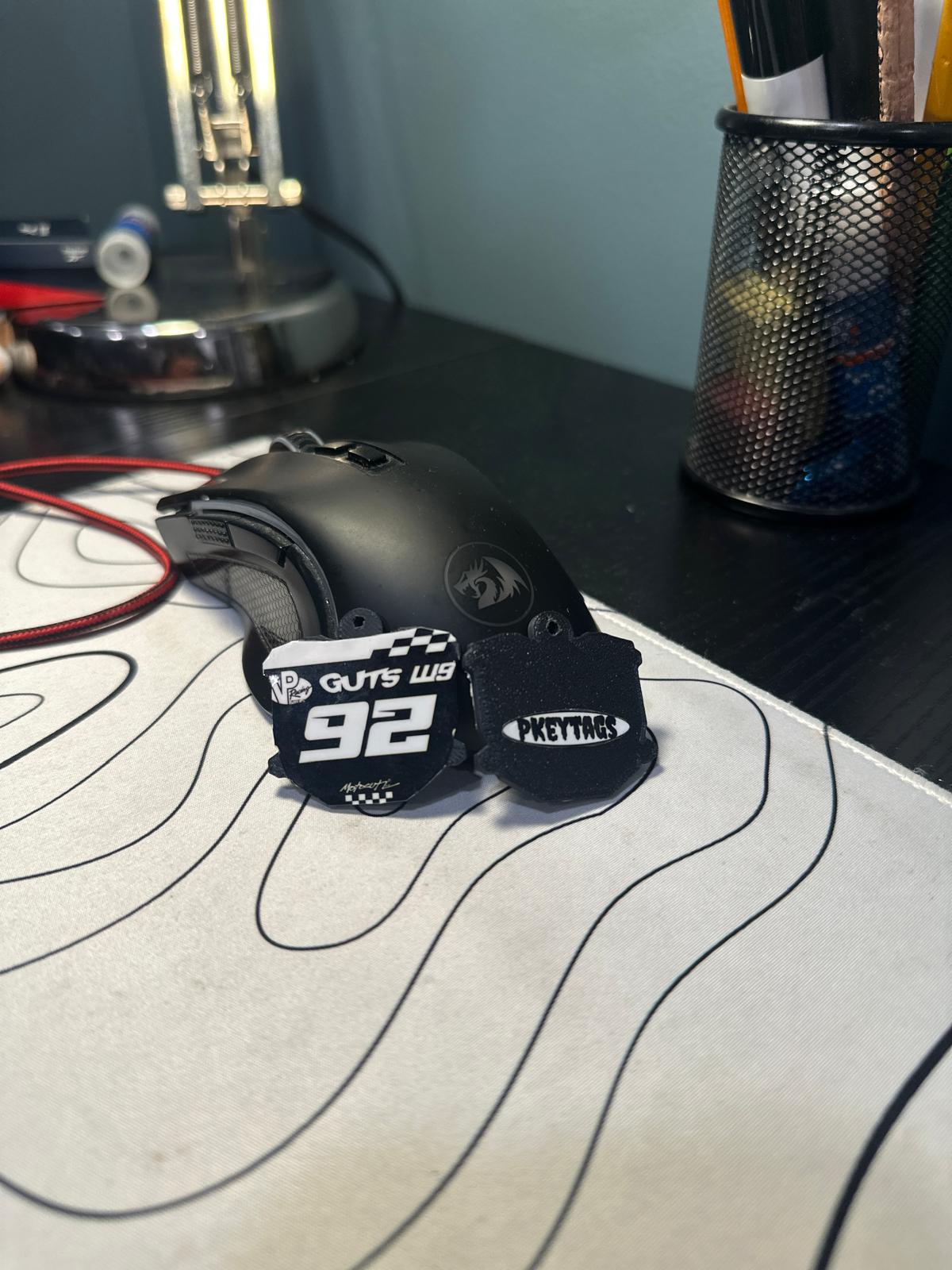 Custom ODI Numberplate Keychain