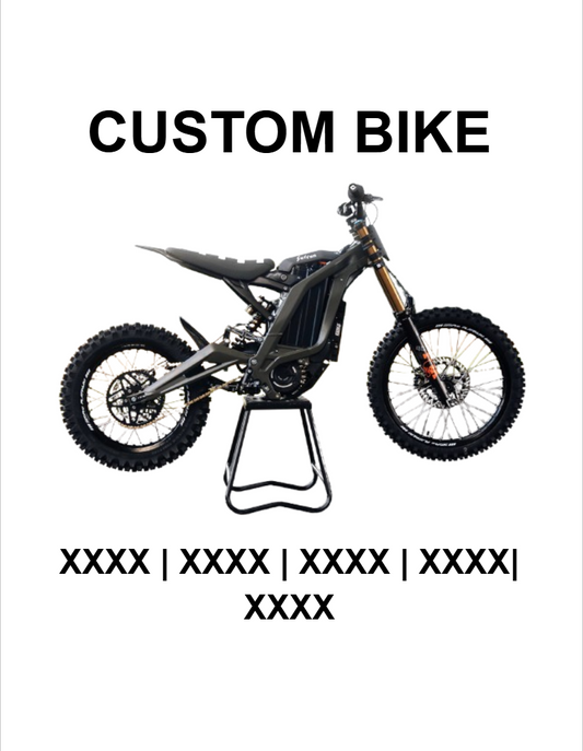 Framed Custom E-Bike Poster